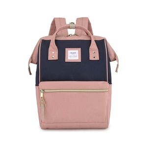 Himawari Pink Backpack with USB Charging Port 15.6 Inch Bag (USB H900D-ZF)